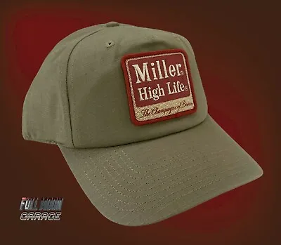 New Miller High Life Champagne Of Beer Vintage Retro Men's Snapback Cap Hat • $25.95