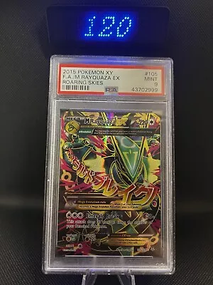 FULL ART Mega M Rayquaza EX ULTRA RARE 105/108 XY Roaring Skies Pokemon Holo • $120