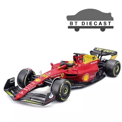 Bburago Ferrari F1-75 Monza Gp Italy 2022 1/18 Charles Leclerc #16 18-16811 Clmz • $54.90