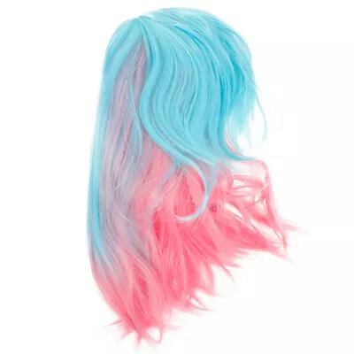  Gradient Wig High Temperature Wire Lolita Cosplay Girl Beautiful • £13.45