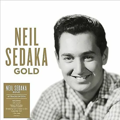 Neil Sedaka : Gold CD Box Set 3 Discs (2020) ***NEW*** FREE Shipping Save £s • £4.48