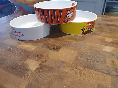 3 X Vintage Kellogg's Cereal Bowls Frosties Coco Pops Cornflakes • £3