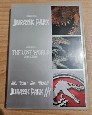 Jurassic Park Ultimate Trilogy Movie Set DVD - Jurassic Park 1 2 And 3. VGC.  • $11.55