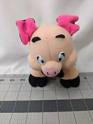 Classic Toy Pink Pig Plush Spots 5 Inch 2001 Stuffed Animal Toy • $11.66