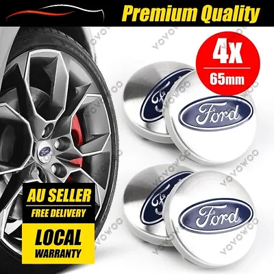 For Ford Wheel Centre Caps BA EF BF FG Falcon Territory BRAND NEW - FULL SET 4 • $17.95