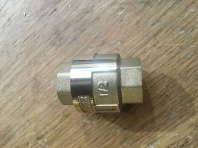 $21.99 • Buy Check Valve - 1/2  Bsp Female Brass One Way Valve/non Return Valve