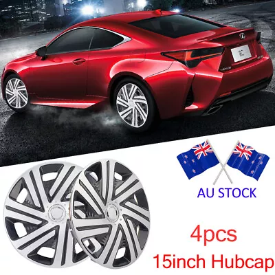 AU 4x Car Vehicle Wheel Rim Cover 15INCH/35cm(R15) Hubcap Wheel Cover Dress Rims • $49.39