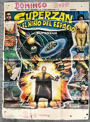 (474) Superzán Y El Niño Del Espacio Mexican Movie Poster • $25