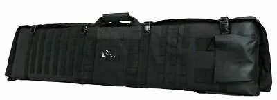 VISM Shooting Mat Rifle Case Combo 48  Hunting Tactical Shooting Range Bag BLACK • $99.50