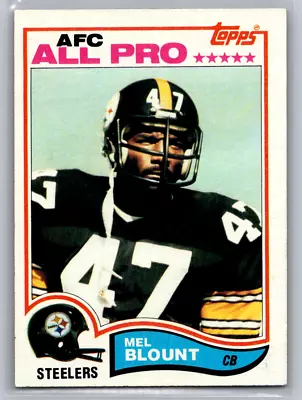 1982 Topps #203 Mel Blount All Pro Football Card Pittsburgh Steelers • $1.69
