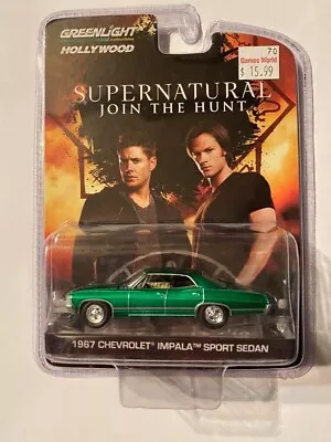 Greenlight Chase/Greenie Supernatural 1967 Chevrolet Impala • $40