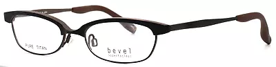 BEVEL LEX Luthor BKAB Black Brown Womens Oval Full Rim Eyeglasses 51-18-140 B:25 • $89.99