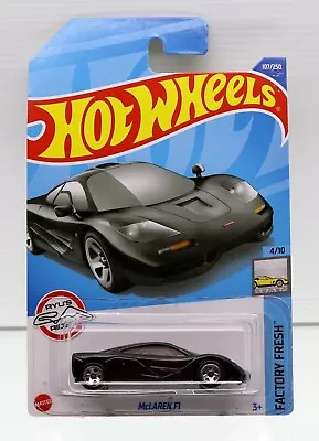 Hot Wheels Factory Fresh McLaren F1 Black 4/10 • $4.95