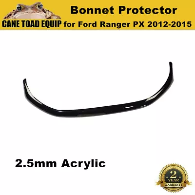 Bonnet Protector For Ford Ranger PX1 MK1 05/2012-2015 Tint Guard Black • $89