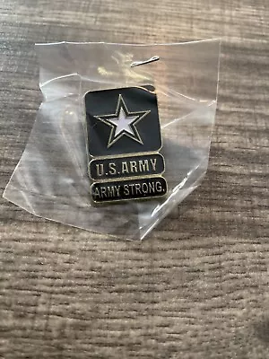 US Army STRONG Lapel Hat Pin Pinback ~ United States Military • $1