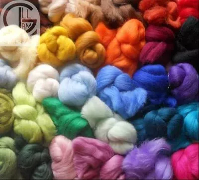 60+ Colours Of 100% Merino Wool Tops/roving For Needle & Wet Felting (6 Gm Each) • £1.99