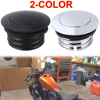 For Harley Sportster 883 1200 48 FX Softail Standard Fuel Gas Cap Oil Tank Cover • $16.14