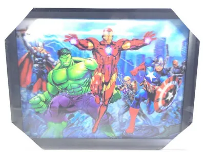 Marvel Avengers 3D 3 Dimension Lenticular Picture With Plastic Frame - Sealed • $22.99