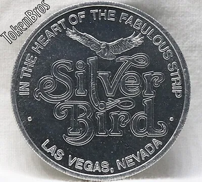 Free Play Slot Token Coin Silverbird Casino 1977 Mint Las Vegas Nv Aluminum • $1.99