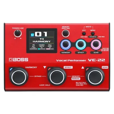 Boss VE-22 Vocal Performer Multi Effects Processor • $349.99