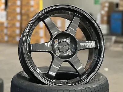 New 17x8J AOW TE37 Flow Formed DGM (4 Wheel) 4x100 HONDA TOYOTA MAZDA MX5 ACURA • $1835