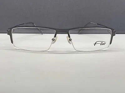 Flair Eyeglasses Frames Woman Men Silvery Rectangular Large Xlhalbrand 411 810+ • $104.83