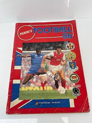 Football 86 Panini Sticker Album ~ 11% Complete • £19.99