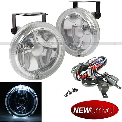 For XL7 4  Round Super White W/ White Halo Bumper Driving Fog Light Lamp Kit • $34.95