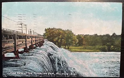 Vintage Postcard 1908 Tumbling Dam Millville New Jersey • $8