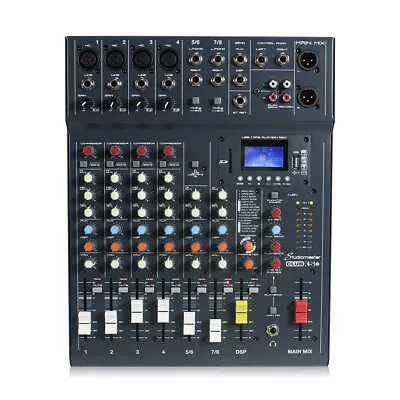 Studiomaster CLUBXS8 8 Channel PA Mixer With Bluetooth & USB • £170