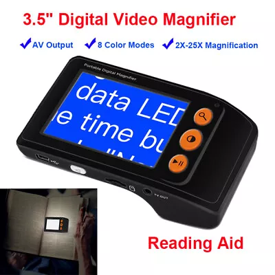 £51.99 • Buy 4.3  IPS Electronic Magnifier 4-32x Zoom Handheld Reading Aid ,Rechargeable
