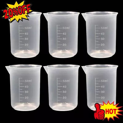 25ml-500ml Small Measuring Cup Plastic Transparent 2024 Baking Tool Jug Hot Sale • £2.98