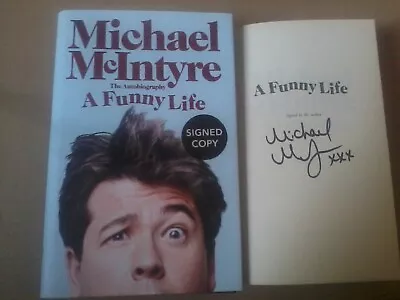 Michael McIntyre Signed Book A Funny Life The Autobiography2021.hardcover • £15