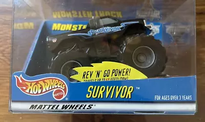 Hot Wheels Monster Truck / Mattel Wheels Survivor - Rev N Go Power New 2000 • $19.99