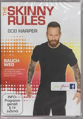 £13.32 • Buy Bob Harper The Skinny Rules Fitness Friends DVD NEW Belly Away 3 Workouts Muscle