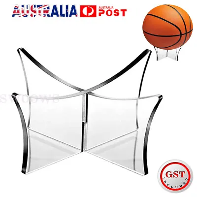 Ball Stand Display Rack Acrylic Holder Basketball Football Soccer Ball Support • $5.65