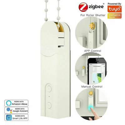 ZigBee Smart Chain Curtain Drive Motor APP Voice Control For Alexa Google • $27.89