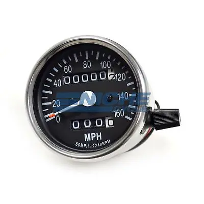 Mini Motorcycle Mechanical Speedo 160 MPH Trip Speedometer Gauge 2240=60MPH • $64.85