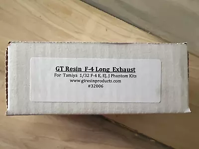 1/32 GT Resin F-4 E EJ J Phantom II Long Exhaust #32006 For Tamiya Kits • $19.99