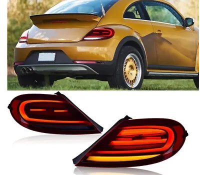 LED Tail Lights For Volkswagen VW Beetle 2013-2019 Turn Signal Red Rear Lamps • $520