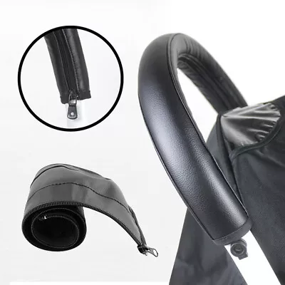 £6.29 • Buy Baby Pram Handle Grip Sleeve Pushchair Rotary  Bumper Stroller Bar Cover