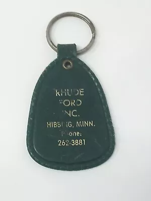 Vintage Rhude Ford Hibbing MINN Keychain Minnesota Key Ring Accessory • $17.50
