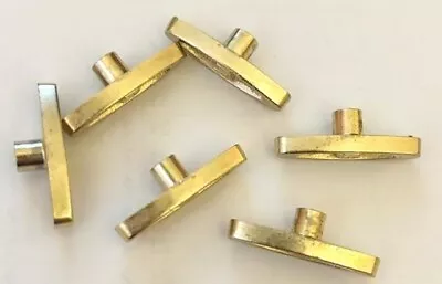 6 Replacement Keys For Sankyo Music Box Movements Brass Size 5/16  Discolored • $10.55