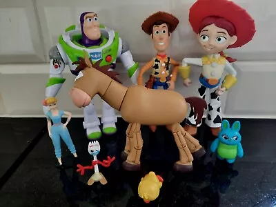 £25 • Buy Disney Pixar Toy Story Woody, Bullseye & Talking Jessie & Buzz,Figures Vintage