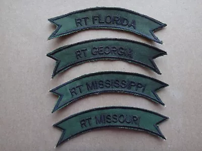 4 Vietnam War US 5th SFG MACV-SOG State RECON TEAMS Subdued Scrolls Patches • $12