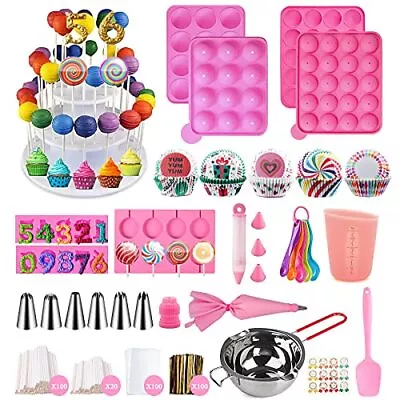 556 Pcs Silicone Lollipop Mold Setcake Pop Maker Kitbaking Supplies With 3 Tier  • $55.16