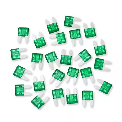 25pcs 30 A Amp APM ATM Fuse Mini Blade Car Audio Automotive Motorcycle Truck SUV • $6.49