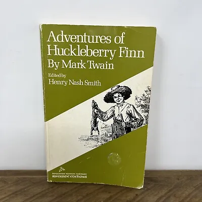 The Adventures Of Huckleberry Finn Mark Twain 1958 Edition Vintage USA Paperback • $11.79