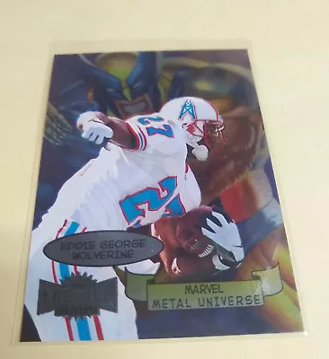 1997 Metal Universe Marvel Metal #4 Eddie George Houston Oilers • $10.50