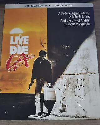 To Live And Die In L.A. 4K Ultra HD + Blu-ray W/ Slipcover William Friedkin • $31